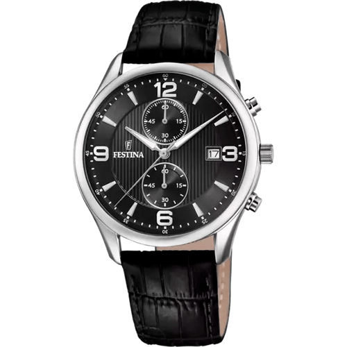 FESTINA - OROLOGIO UOMO TIMELESS CRONOGRAFO NERO