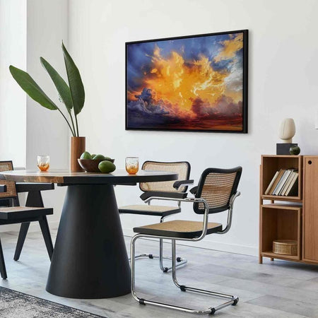 Quadro - Beautiful Sunset - Clouds in Warm Shades