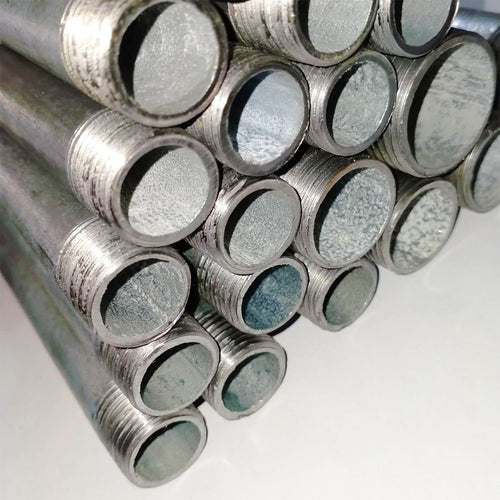 Tubo in acciaio zincato barra da 6mt ( 2x3mt ) per condotte di acqua gas e aria