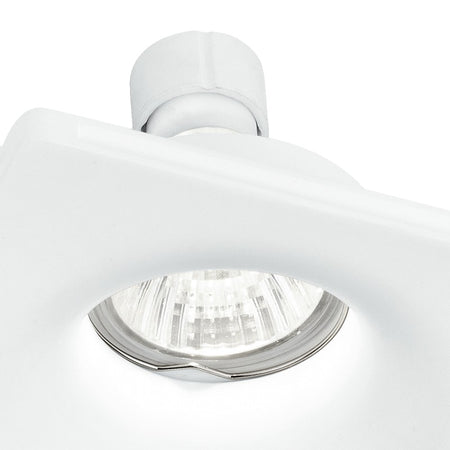 Faretto Incasso Gesso Vernicibile Scomparsa Soffitto Ribassato GU10