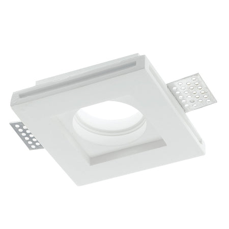 Incasso Scomparsa Cotrosoffitto Faretto Quadrata Gesso Verniciabile GU10