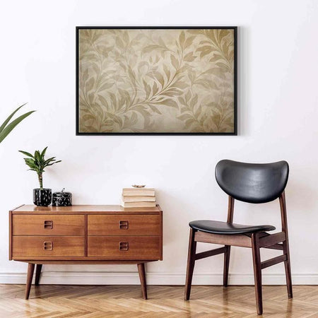 Quadro Foglie rampicanti beige
