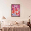 Quadro - Colorful Contrasts - Energetic Color Transitions in Shades of Pink