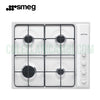 Piano di Cottura Smeg 4 Fuochi Bianco Smaltato