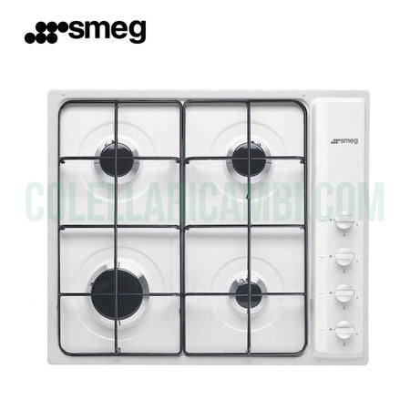 Piano di Cottura Smeg 4 Fuochi Bianco Smaltato