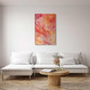 Quadro - Fiery Colors - Dynamic Shapes in Colors of Fire and Pink
