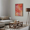 Quadro - Fiery Colors - Dynamic Shapes in Colors of Fire and Pink