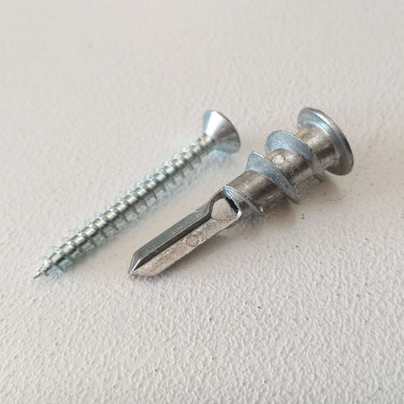 Nobex 6x37mm tassello in zama con vite per fissaggi su cartongesso - 10pz