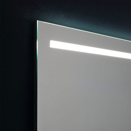 Specchio da Parete con Retroilluminazione Superiore a Led 120x70cm