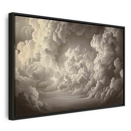 Quadro - Whisper of Illuminated Clouds: Soft Play of Light in the Theater of the Heavens