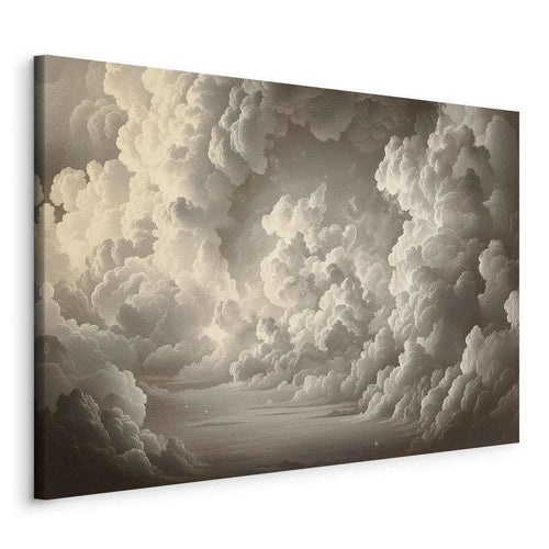 Quadro - Whisper of Illuminated Clouds: Soft Play of Light in the Theater of the Heavens