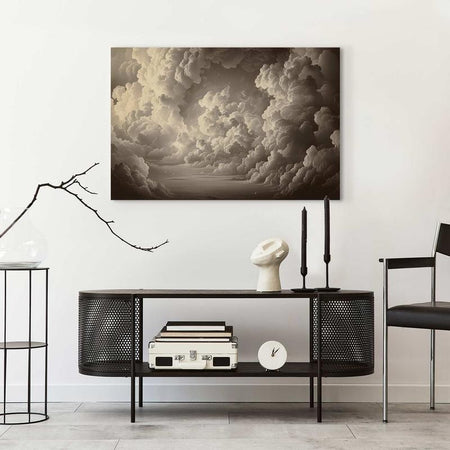 Quadro - Whisper of Illuminated Clouds: Soft Play of Light in the Theater of the Heavens
