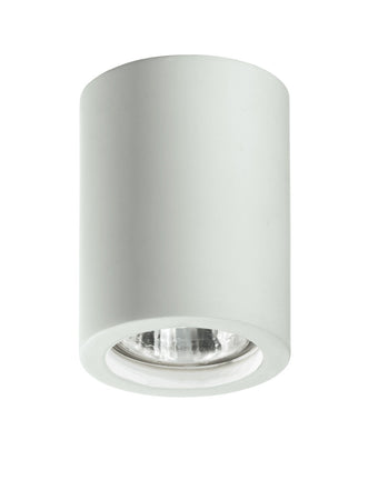 Faretto Cilindrico Orientabile Gesso Verniciabile Cartongesso GU10