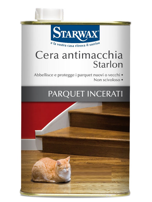 STARWAX - CERA ANTIMACCHIA STARLON PARQUET INCERATI 1lt - LEGNO CHIARO