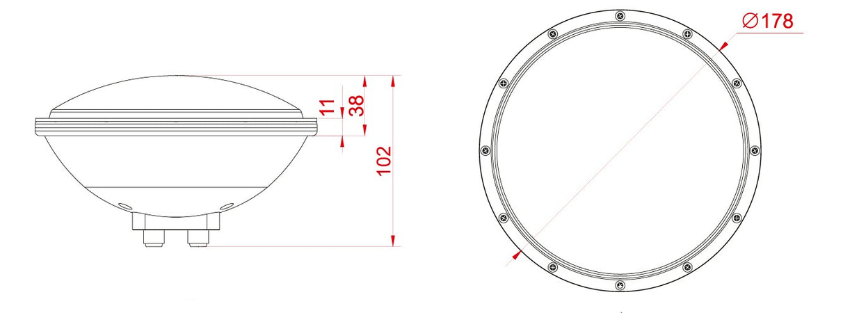 Faretto a incasso Led 5500kelvin 18 watt