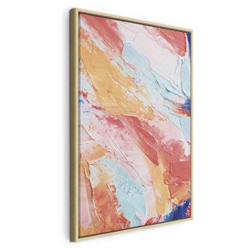 Quadro - Spring Shades - A Colorful Mix of Warm and Cool Tones on Canvas