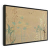 Quadro - Tiny Bird - Colorful Grasses in Golden Shades of Sunset