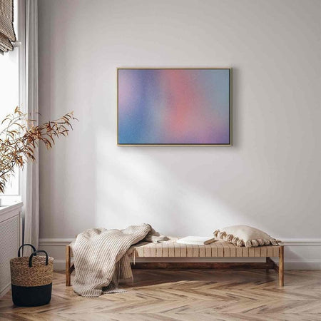 Quadro - Rainbow Gradient - Delicate Multicolored Gradient Resembling Mist