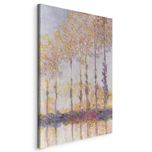 Quadro - Poplars on the Bank of the River Epte