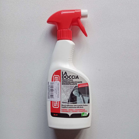 Saratoga La Doccia 330ml impermeabilizzante spray trasparente senza solventi inodore ideato per le fughe della doccia