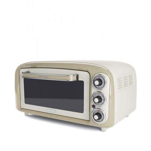 ARIETE FORNO VINTAGE BEIGE (0979/03) - 18L - 3 POSIZIONI COTTURA - TIMER 60 MIN - 1380W