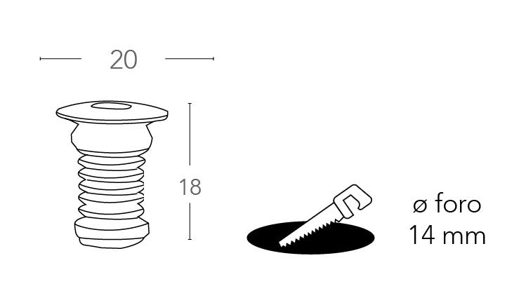 Alimentatore Bianco 6 watt