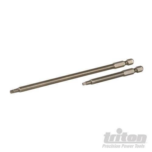 Set di punte per Trapano a codolo quadrato 76 mm e 152 mm, 2 pezzi Triton - Eternal Brico