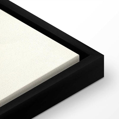 Quadro - Landscape with the Ocean Cliffs and Trees in Delicate Pink Shades