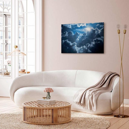 Quadro - Animated Scenery: The Sun Battling with Clouds