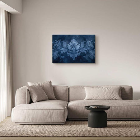 Quadro eleganza in blu e tonalità fredde
