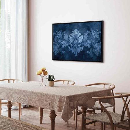 Quadro eleganza in blu e tonalità fredde