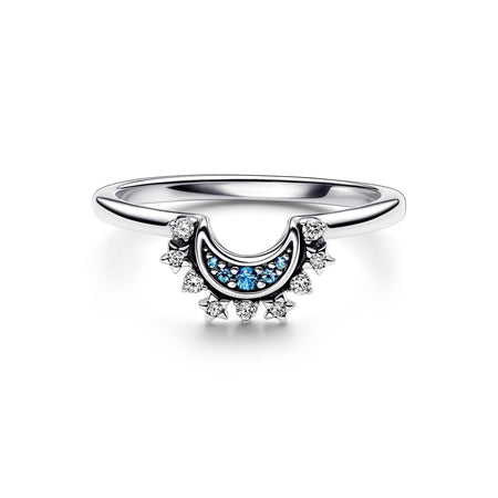 Pandora - Anello Luna Pietre Blu