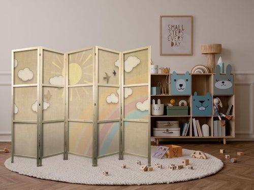 Paravento giapponese Allegra giornata di sole 5 ante