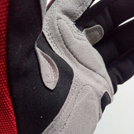 Benman guanti da lavoro con supporto in pelle sintetica e tessuto - polsino con chiusura a strappo