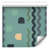 Tappezzeria murale - Mint Wave