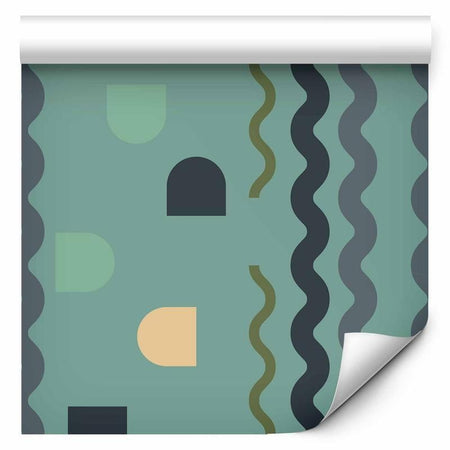 Tappezzeria murale - Mint Wave
