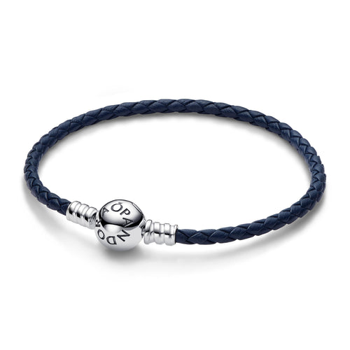 Pandora - Bracciale in Pelle Blu