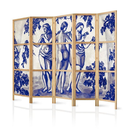 Paravento giapponese - The Three Graces - Women Among Vineyards Inspired by Ancient Painting