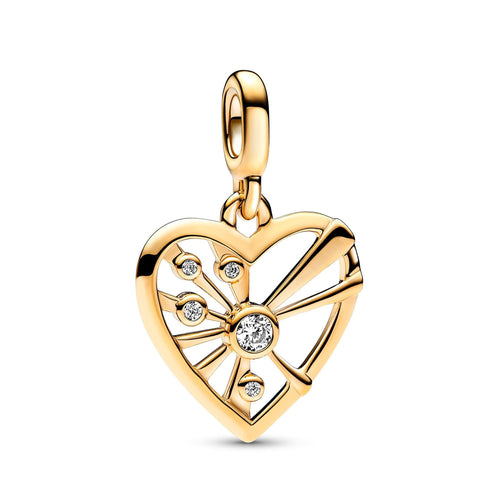Pandora - charm Medallion Heart & Rays Pandora ME