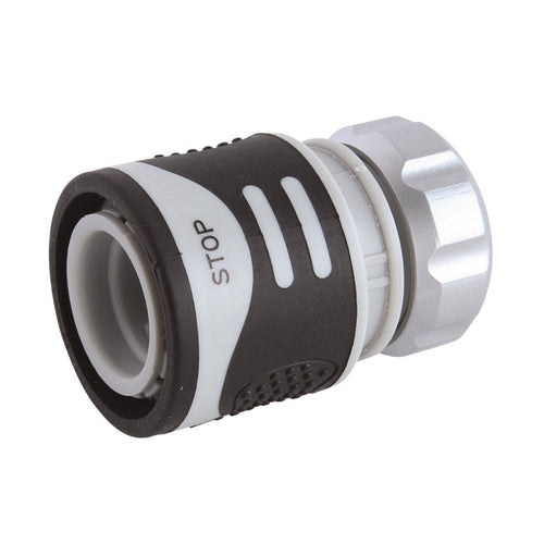 LUX TOOLS - CONNETTORE TUBO ACQUA-STOP 1/2