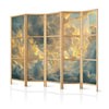 Paravento giapponese - Last Breath of the Day: Clouds Illuminated by Evening Glow