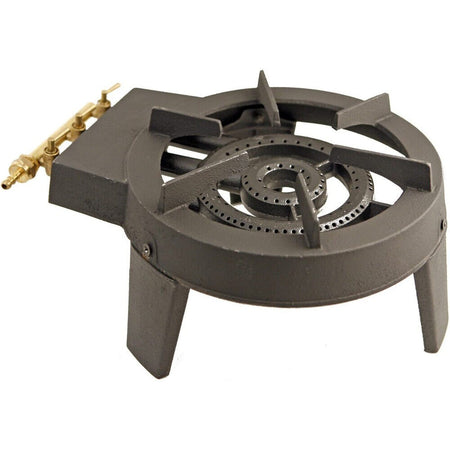 Kemper 104988 fornellone da 8,6Kw a 3 fuochi con 3 piedi di appoggio