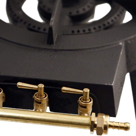 Kemper 104988 fornellone da 8,6Kw a 3 fuochi con 3 piedi di appoggio