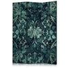 Paravento - Oriental Carpet Pattern - Emerald Ornaments and Rubbed Patterns