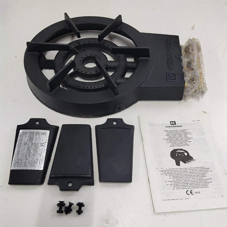 Kemper 104988 fornellone da 8,6Kw a 3 fuochi con 3 piedi di appoggio