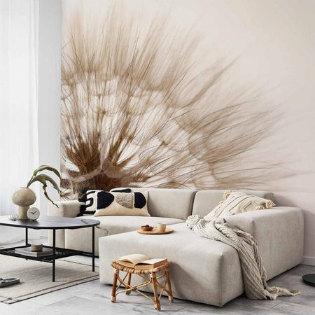 Carta da parati - Nature close-up - close-up motif of a blowfly flower in sepia