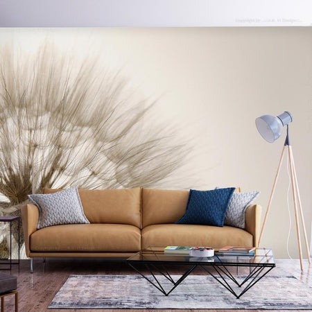 Carta da parati - Nature close-up - close-up motif of a blowfly flower in sepia