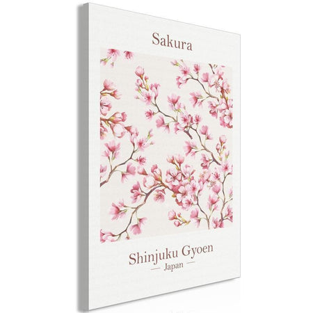 Quadro - Sakura (1 Part) Vertical