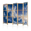 Paravento giapponese - Starry Clouds and Delicate Light Over a Corner of the Sky