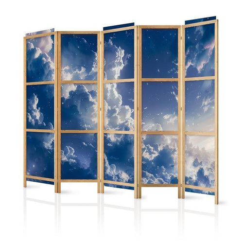 Paravento giapponese - Starry Clouds and Delicate Light Over a Corner of the Sky